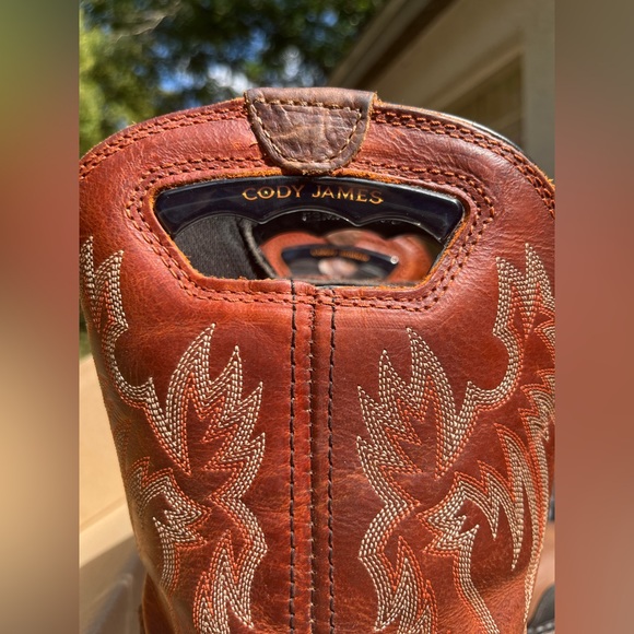 Cody James Decimator 9.5 Nano Comp Toe Oiled Leather Waterproof NEVER WORN - Picture 10 of 12